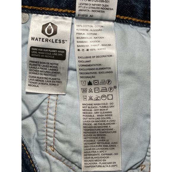 Levi’s Premium 501 Button Fly Jeans Womens W33 L30 Straight Leg 100% Cotton NWT - Picture 8 of 14